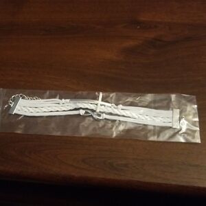 White Braided Multi-Strand Bracelet - New in Package​